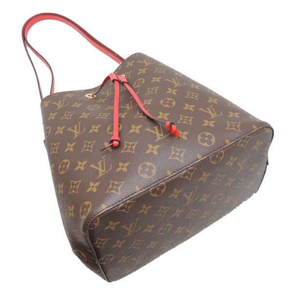 dh713011 3 Louis Vuitton Neonoe Monogram Handbag Coquelicot