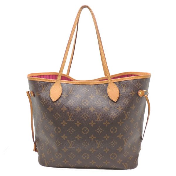 dh71309 2 Louis Vuitton Neverfull MM Monogram Tote Bag BrownPivoine