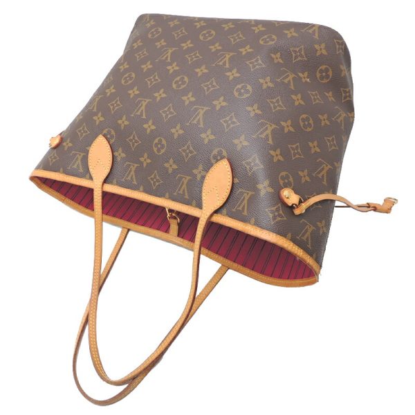 dh71309 4 Louis Vuitton Neverfull MM Monogram Tote Bag BrownPivoine