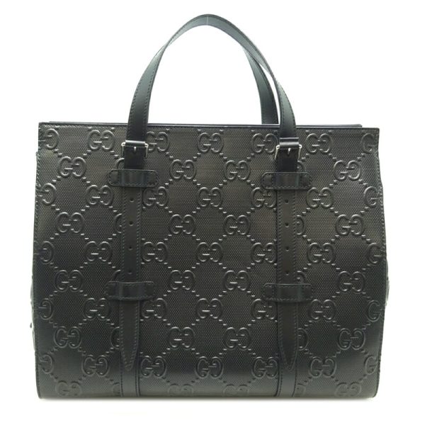 dh71357 2 Gucci GG Pattern Waist GG Bag Black