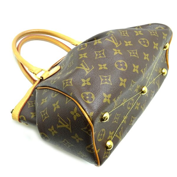 dh71516 3 Louis Vuitton Tivoli PM Monogram Handbag Brown