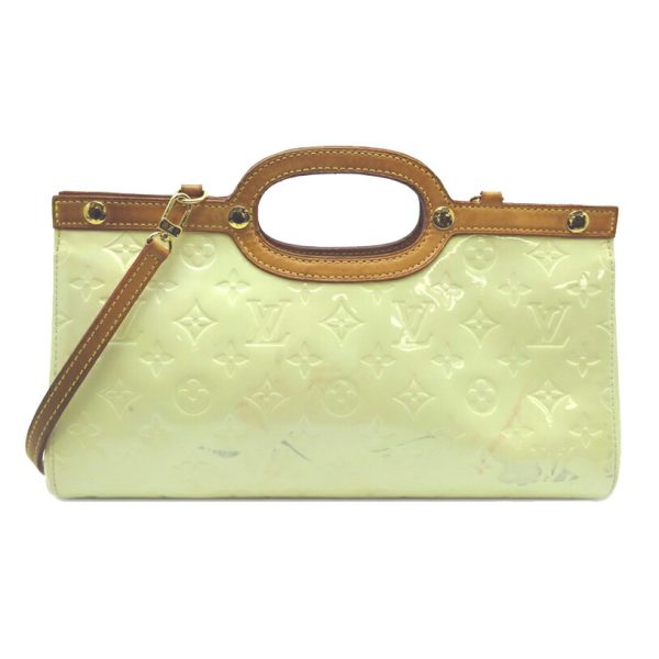 dh71551 2 Louis Vuitton Roxbury Drive Vernis Shoulder Bag Yellow Beige