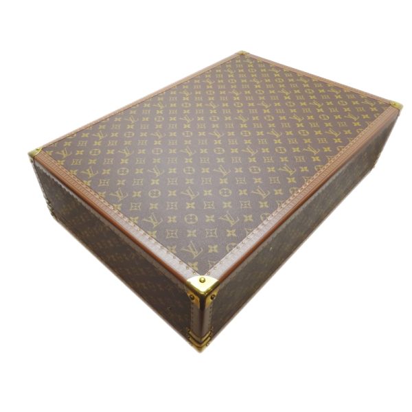 dh71611 3 Louis Vuitton Bisten 65 Monogram Trunk Brown