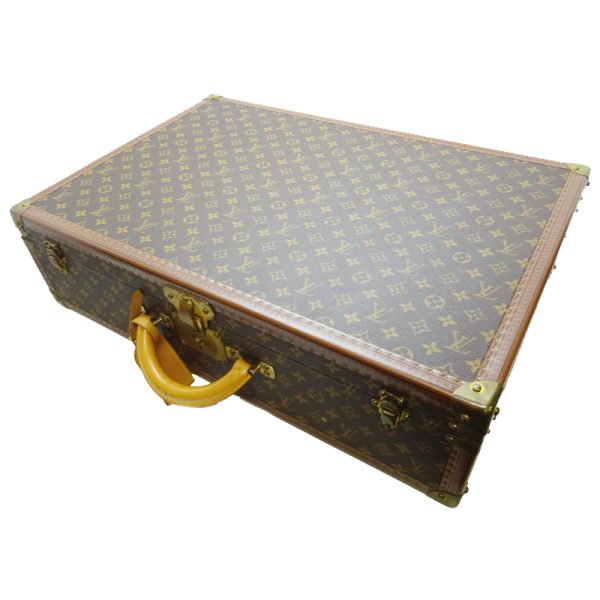 dh71611 4 Louis Vuitton Bisten 65 Monogram Trunk Brown