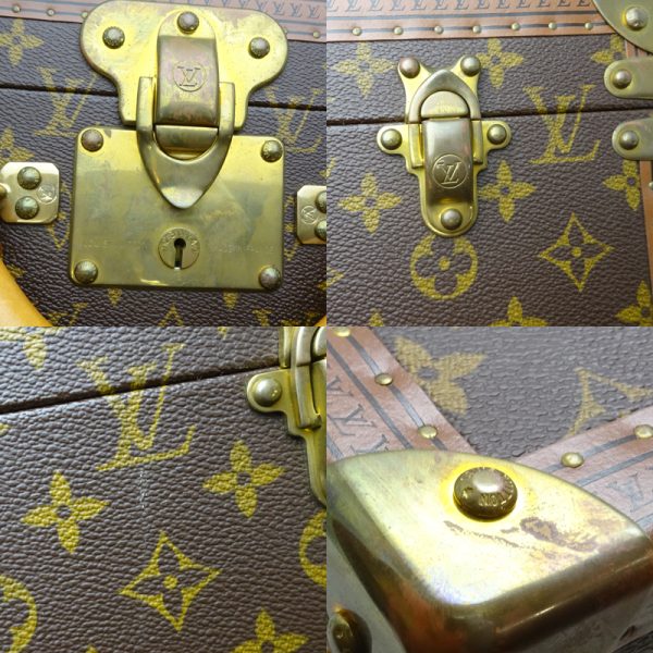 dh71611 9 Louis Vuitton Bisten 65 Monogram Trunk Brown