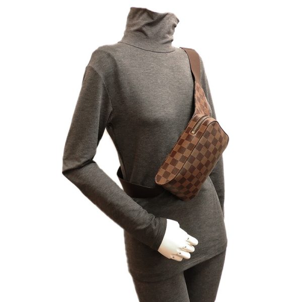 dh71634 9 Louis Vuitton Jeronimos Damier Body Bag Brown