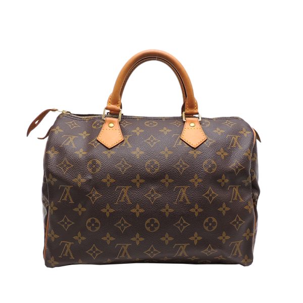 dh71636 1 Louis Vuitton Speedy 30 Monogram Bag Brown