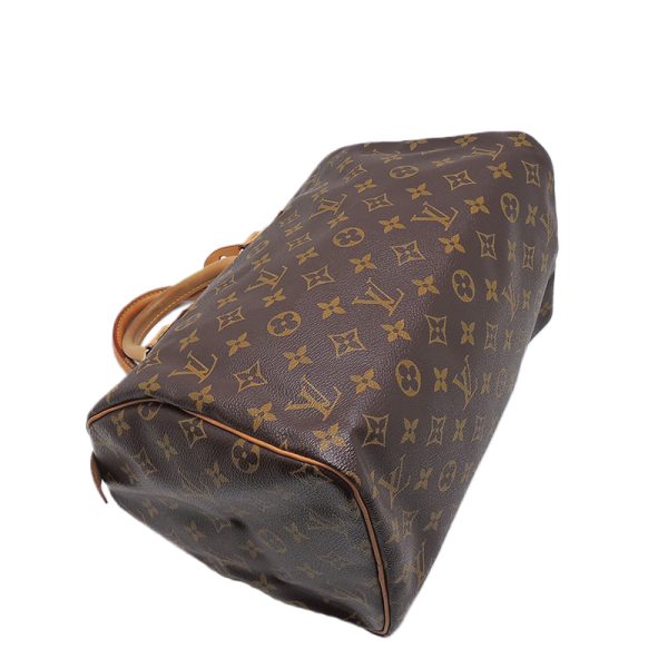 dh71636 3 Louis Vuitton Speedy 30 Monogram Bag Brown