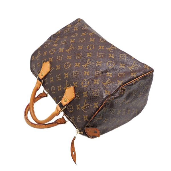 dh71636 4 Louis Vuitton Speedy 30 Monogram Bag Brown