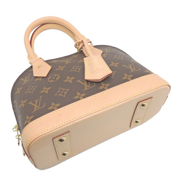 dh71668 3 Louis Vuitton Alma BB Monogram Handbag Brown