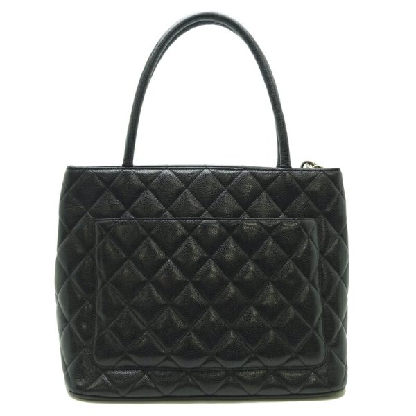 dh71718 2 Chanel Tote Caviar Skin Handbag Black