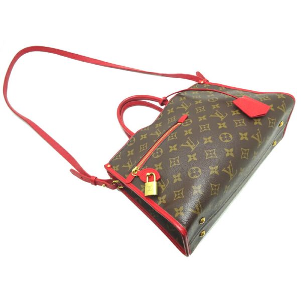 dh71725 3 Louis Vuitton Popincourt PM Monogram Handbag Red