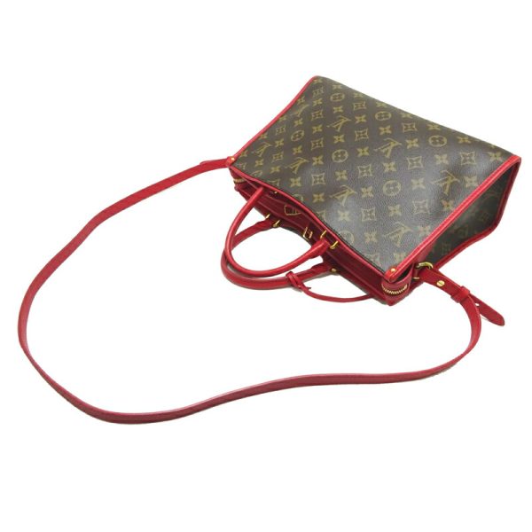 dh71725 4 Louis Vuitton Popincourt PM Monogram Handbag Red