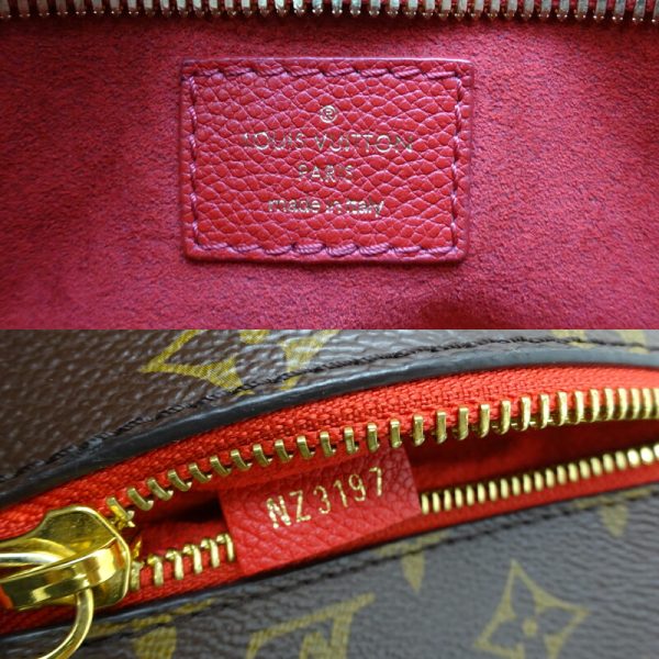 dh71725 7 Louis Vuitton Popincourt PM Monogram Handbag Red