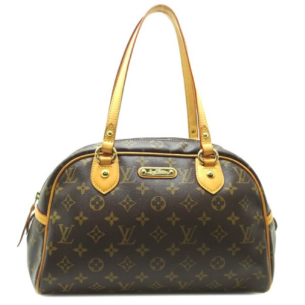 dh71729 1 Louis Vuitton Montorgueil PM Monogram Shoulder Bag Brown