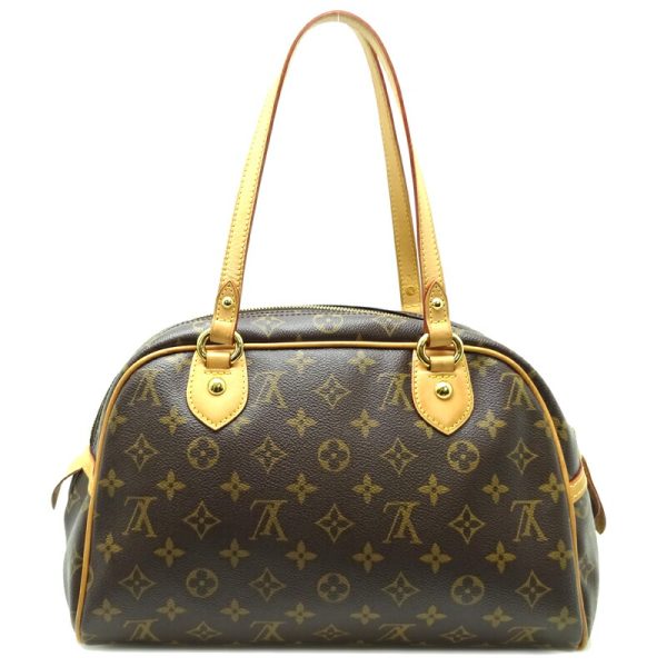 dh71729 2 Louis Vuitton Montorgueil PM Monogram Shoulder Bag Brown