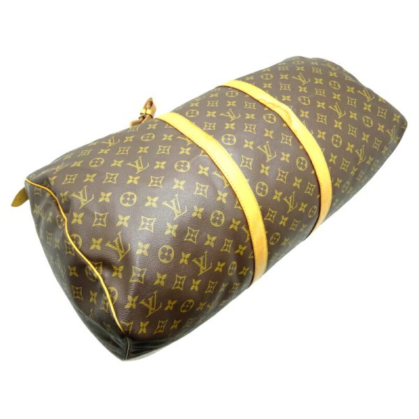 dh71767 3 Louis Vuitton Keepall 55 Monogram Bag Brown