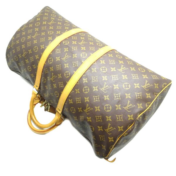 dh71767 4 Louis Vuitton Keepall 55 Monogram Bag Brown