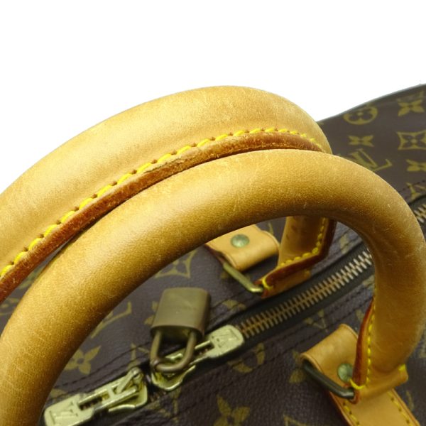 dh71767 5 Louis Vuitton Keepall 55 Monogram Bag Brown