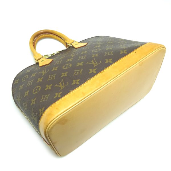 dh73230 3 Louis Vuitton Alma Monogram Handbag Brown