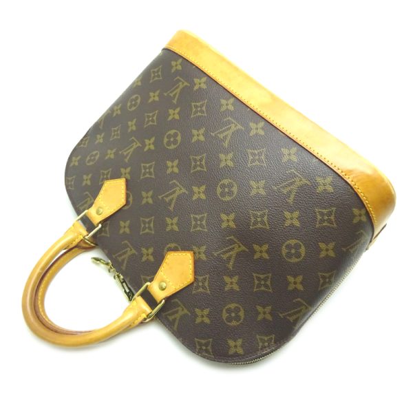 dh73230 4 Louis Vuitton Alma Monogram Handbag Brown