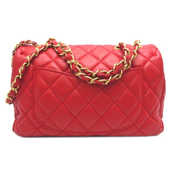 dh75356 2 Chanel Matelasse 23 Chain Lambskin Shoulder Bag Red