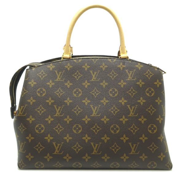 dh75455 2 Louis Vuitton Grand Palais MM Monogram Handbag Brown