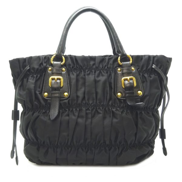 dh75781 2 Prada Handbag Tote Black