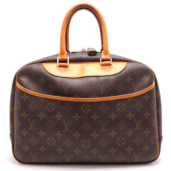 dh76183 1 Louis Vuitton Deauville Monogram Handbag Brown