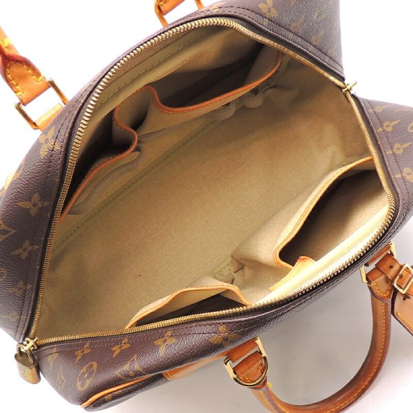 dh76183 6 Louis Vuitton Deauville Monogram Handbag Brown