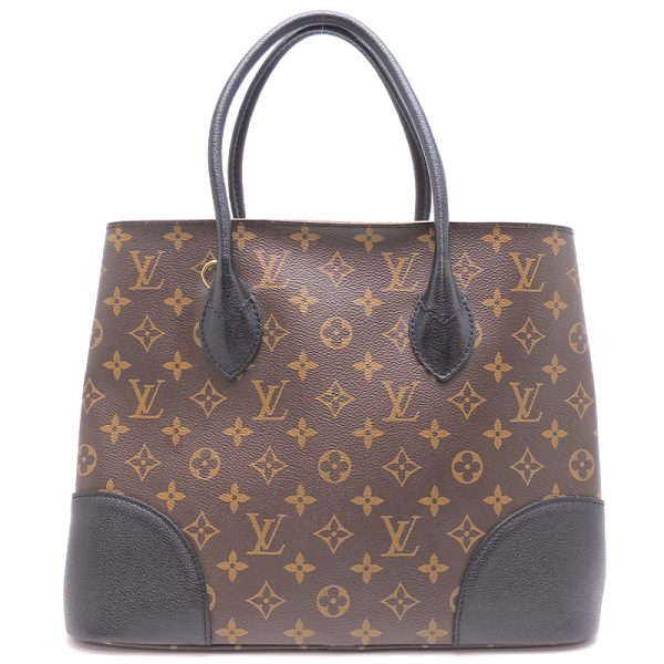 dh76186 2 Louis Vuitton Flandrine 2Way Monogram Handbag Brown