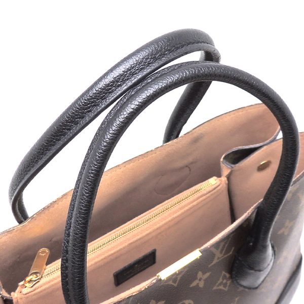 dh76186 5 Louis Vuitton Flandrine 2Way Monogram Handbag Brown