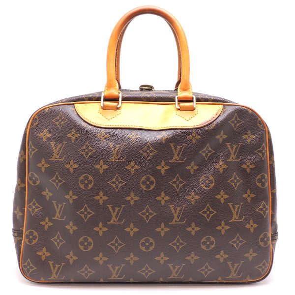 dh76333 2 Louis Vuitton Deauville Monogram Handbag Brown