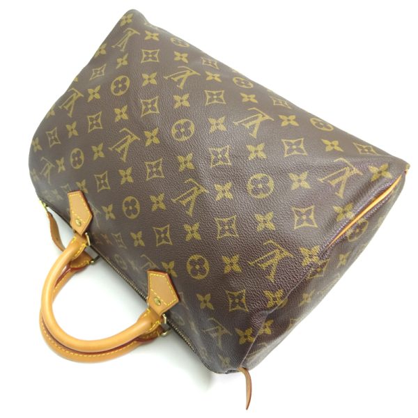 dh76434 4 Louis Vuitton Speedy 30 Monogram Handbag Brown