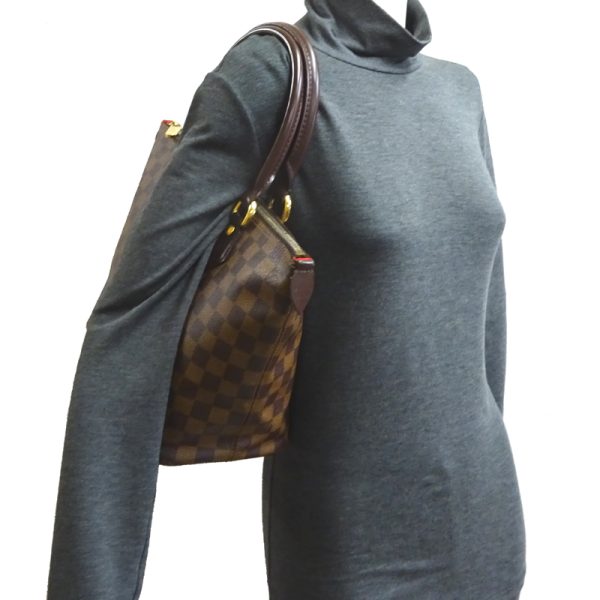 dh76964 8 Louis Vuitton Saleya PM Damier Tote Bag Brown