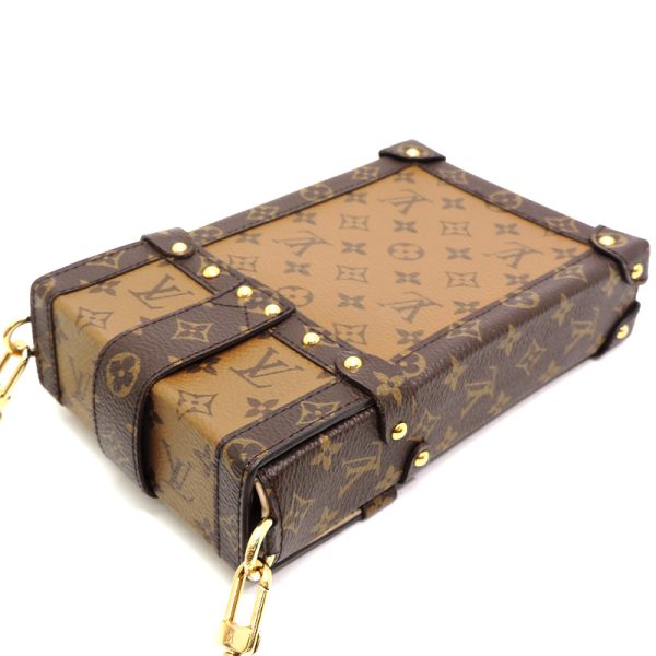 dh76987 4 Louis Vuitton Mini Pochette Trunk Monogram Shoulder Bag Brown