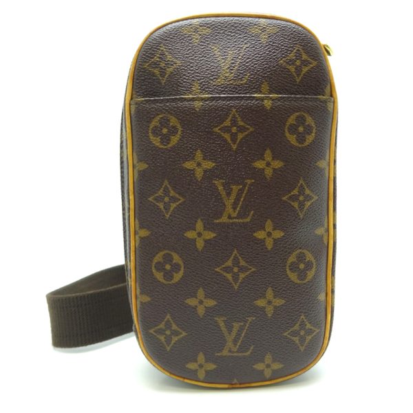 dh77354 1 Louis Vuitton Pochette Ganju Monogram Shoulder Bag Brown