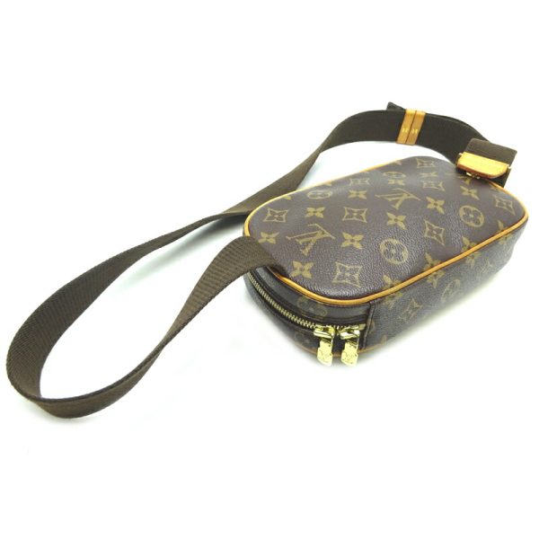 dh77354 4 Louis Vuitton Pochette Ganju Monogram Shoulder Bag Brown