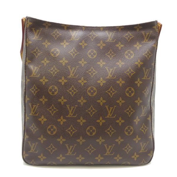 dh77392 2 Louis Vuitton Looping GM Monogram Shoulder Bag Brown