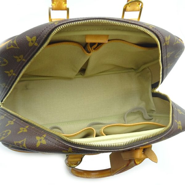 dh77393 6 Louis Vuitton Deauville Monogram Handbag Brown