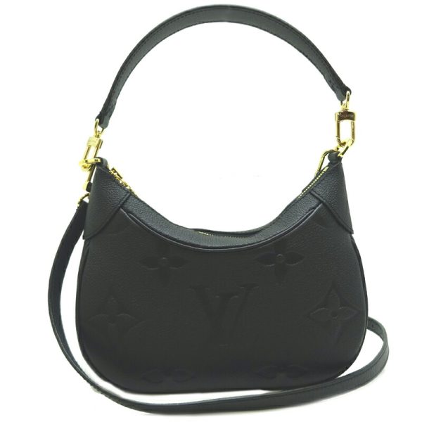 dh77576 2 Louis Vuitton Bagatelle NM Empreinte Shoulder Bag Black