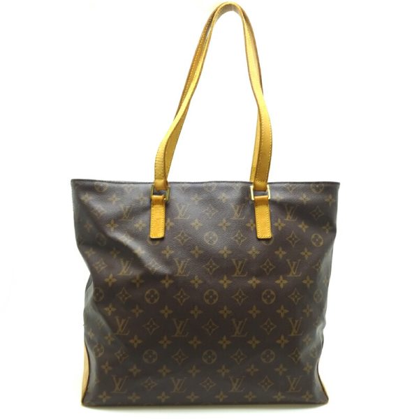 dh77604 2 Louis Vuitton Cabamezzo Monogram Tote Bag Brown