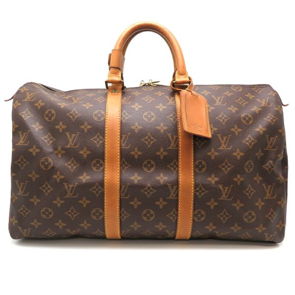 dh77717 1 Louis Vuitton Keepall 45 Monogram Bag Brown