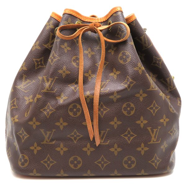 dh77718 1 Louis Vuitton Petit Noe Monogram Shoulder Bag Brown