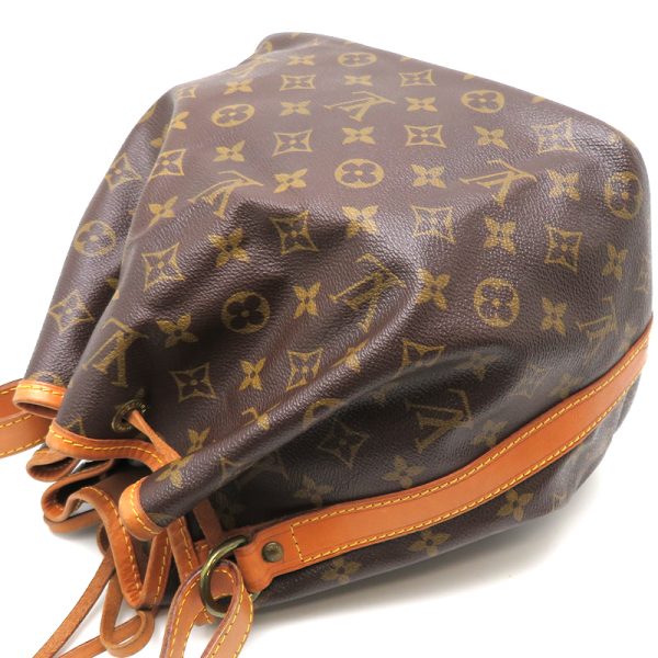 dh77718 4 Louis Vuitton Petit Noe Monogram Shoulder Bag Brown