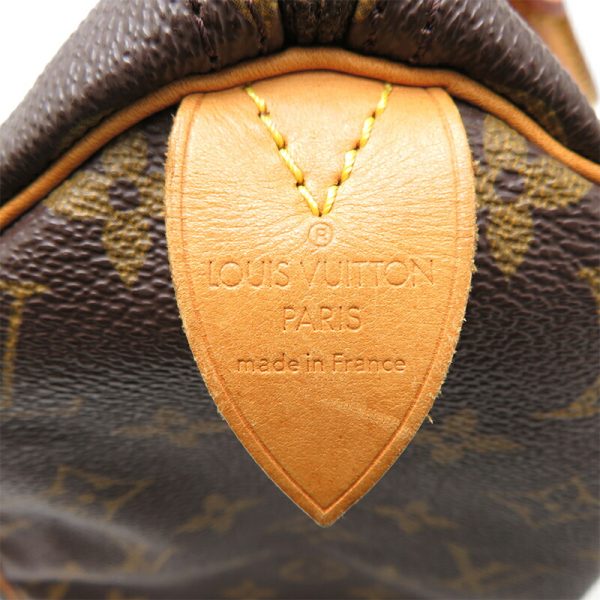 dh77770 7 Louis Vuitton Speedy 30 Monogram Handbag Brown