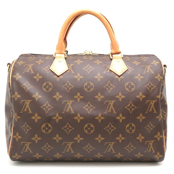 dh77774 2 Louis Vuitton Speedy 30 Monogram Handbag Brown