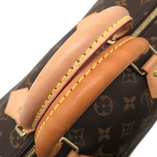 dh77774 5 Louis Vuitton Speedy 30 Monogram Handbag Brown