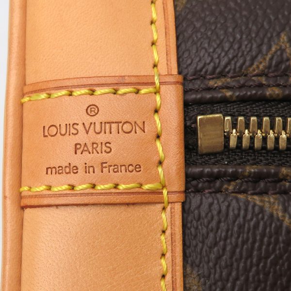 dh77777 7 Louis Vuitton Alma Monogram Handbag Brown