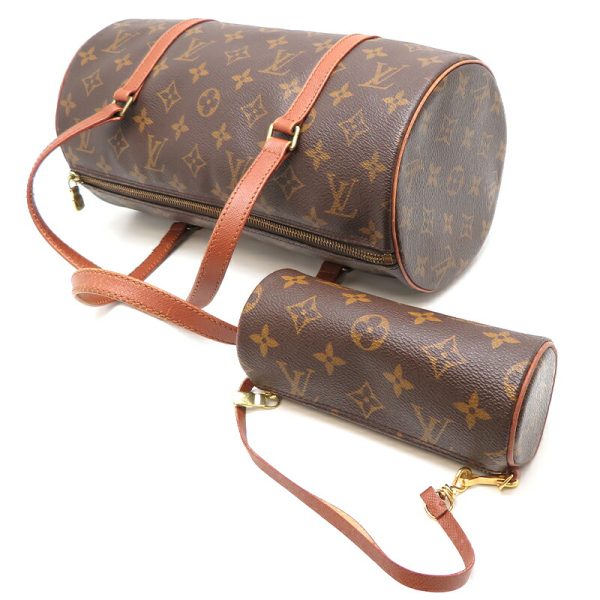 dh77783 4 Louis Vuitton Papillon 30 Monogram Handbag Brown